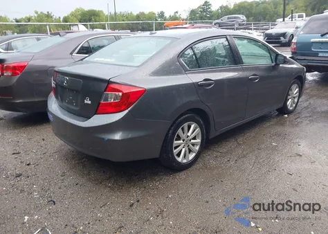 2012 Honda Civic Ex z USA, uszkodzony, nr VIN 2HGFB2F88CH527928